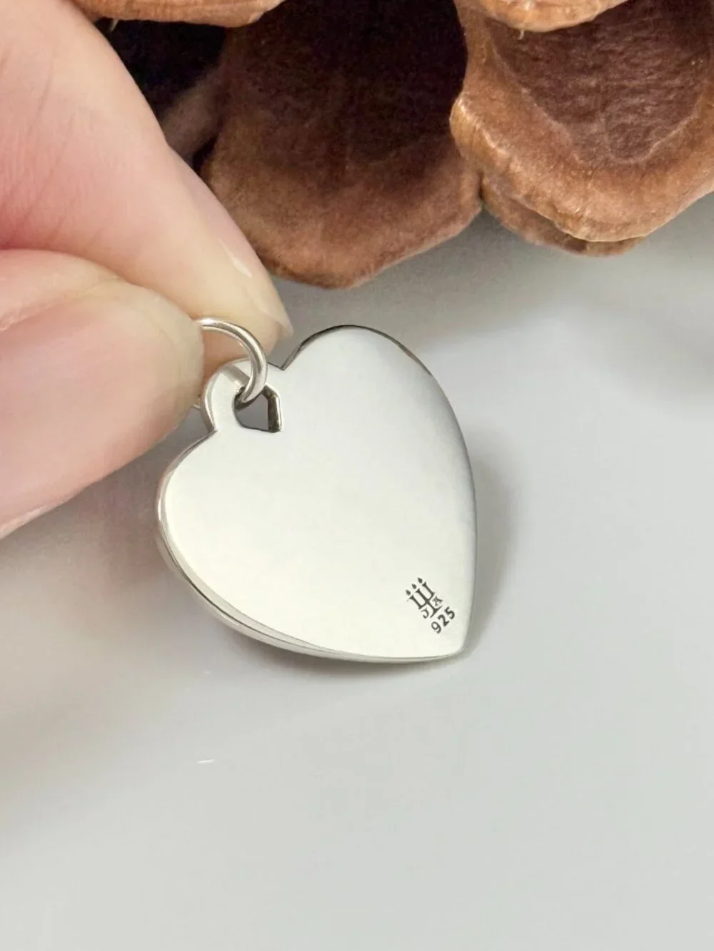 Texas Christian University Classic Heart Charm Sterling Silver Charm